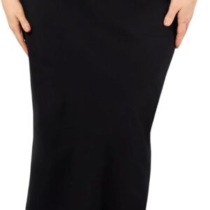 Women Plus Size Long Pencil Skirts Elastic High Waisted Bodycon Skirt